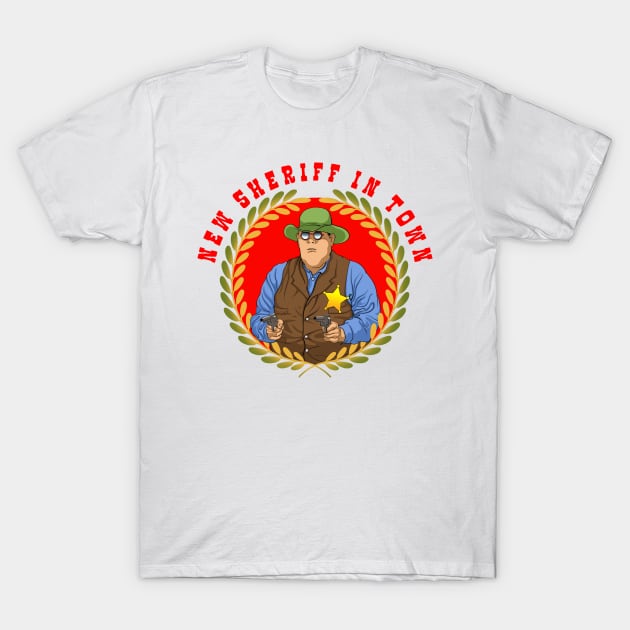 Sheriff T-Shirt by Karlov Print